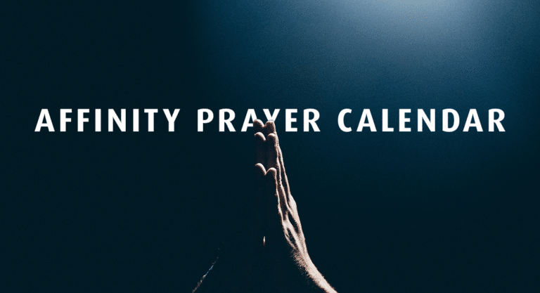 The prayer calendar for August 2023 is now available - Affinity